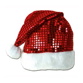 Beistle Sequin-Sheen Santa Hat