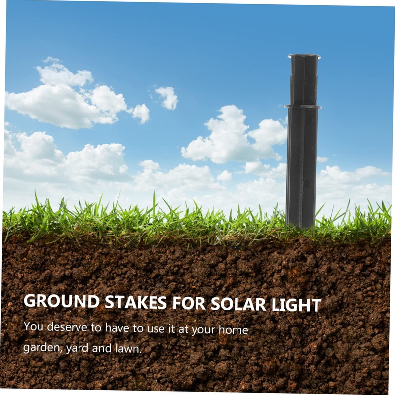 OSALADI Garden Solar Lamp Stakes 8pcs Ground Stake Spike for