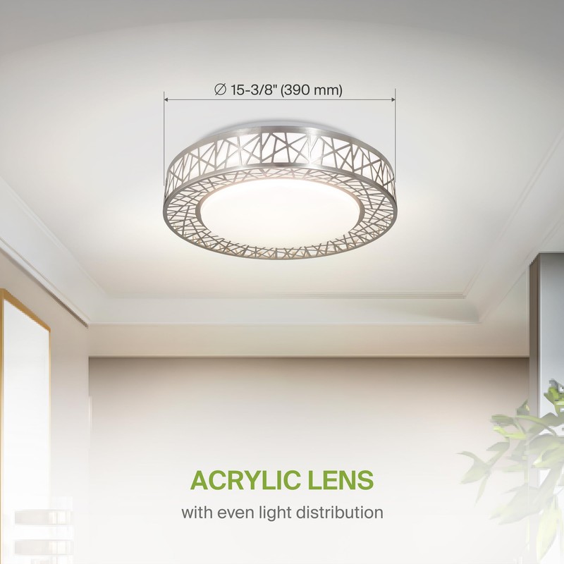 ASD 16 Inch LED Flush Mount Ceiling Light - Modern