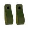 Brute Strength - Leather Handles for Furniture - Olive Green