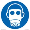 Mandatory: Wear respiratory protection Sign - 150x150mm - S15