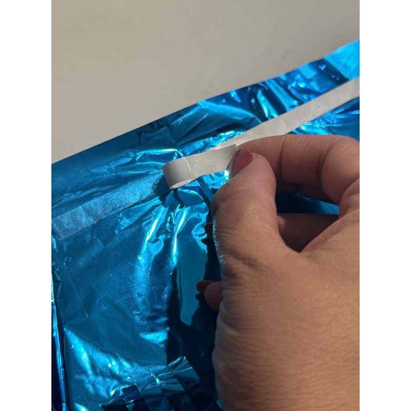 Tinsel Curtain (Blue)