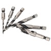 6Pcs 3 Point Drill Bit High Speed Steel Imperial Wood