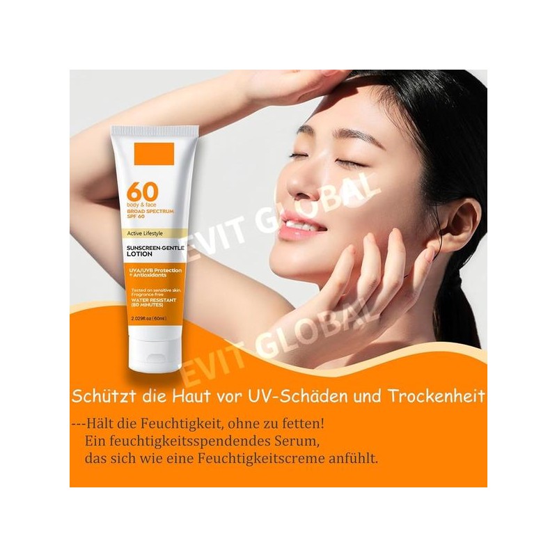 Soleve 솔레네바 여성용 SPF60 자외선차단제 Soleve Sunscreen for Women SPF60