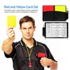 Toyvian Soccer Referee Card Sets: 2 Packs Red and Yellow