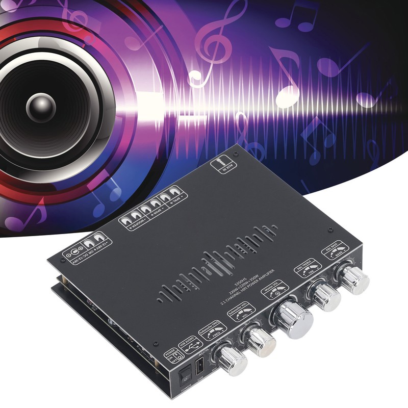 BT 5.1 Amplifier Board Stereo 2.1 Channel 350W 220W X