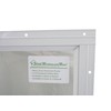 Shed Transom Window 10" X 29" White Flush