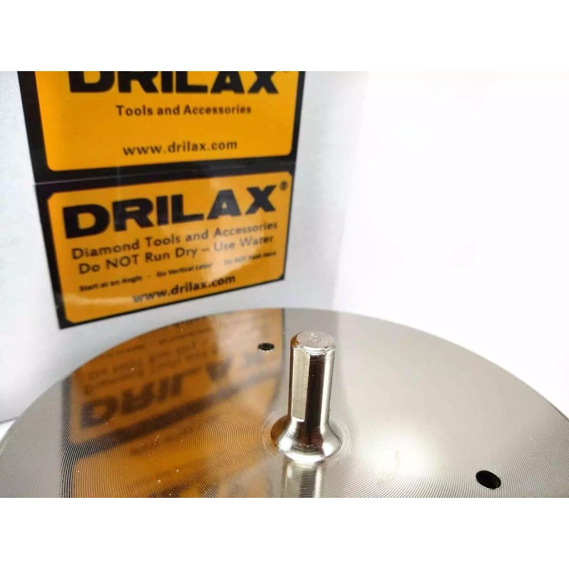 Drilax 5-1/2 inch Diamond Coated Hole Saw for ceramic, porcelain,