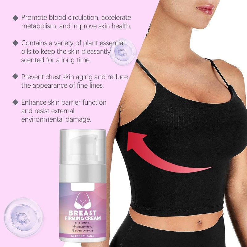 Bluemega Crema Reafirmante de Senos- Mejora Suavidad Y Elasticidad