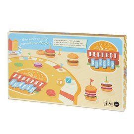 Balvi Board Game The Perfect Burger Create the Best Burger and Win the Game! Made of Plastic