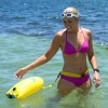 Swim Safety Float and Drybag for Open Water Swimmers, Triathletes,