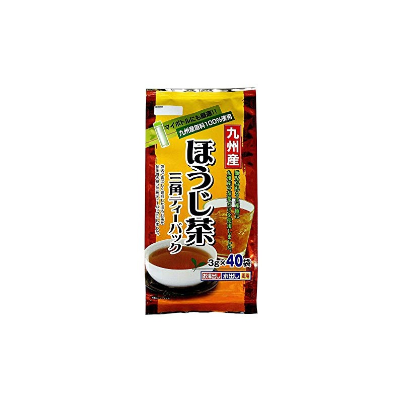 Juroen Hojicha Triangular Tea Pack, Made in Kyushu, 4.2 oz