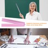 sourcing map 2pcs Folding Straight Ruler 30cm Metric Aluminum Alloy
