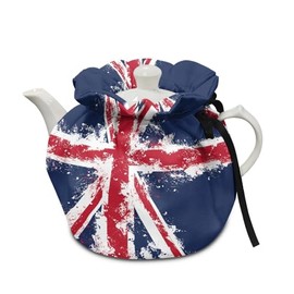 Poceacles Union Jack Tea Cosy for Teapot Tea Pot Dust Cover Breakfast Pot Cover Washable Kettle Cover for Teapot Coffee Pot for Hotel Tea Party