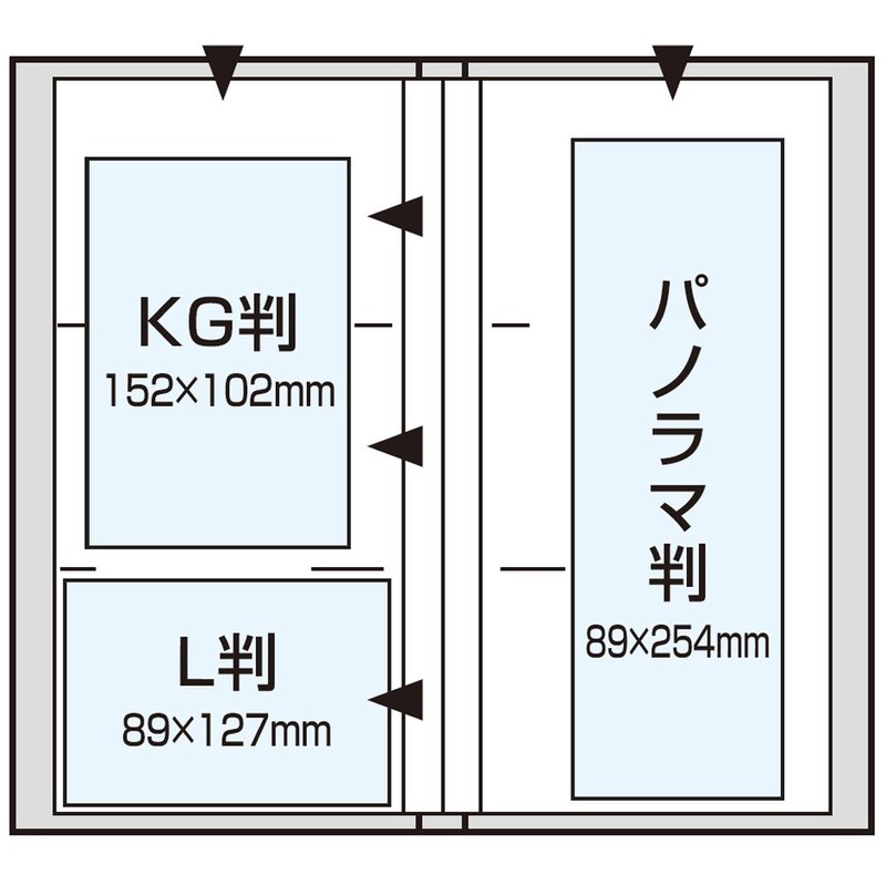 ナカバヤシ ポケットアルバム フォトホルダー L判 288枚 チェックピンク PHE1288A-P