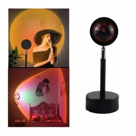 Molin Dollins Lámpara Luz Led Con Proyector Atardecer Nocturna Arcoiris