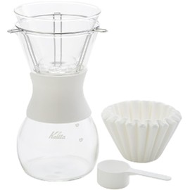 Kalita Wave Style 185 Coffee Brewer, 2~4人用, Clear
