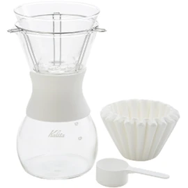 Kalita Wave Style 185 Coffee Brewer, 2~4人用, Clear