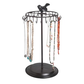 Bird Rotating Necklace Holder Bracelet Stand/Jewelry Organizer/Jewelry Tree,Bronze