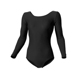 wundou (undou) P – 520 Women's Gymnastics Leotard Long Sleeve P – 520 – 34 Black 110