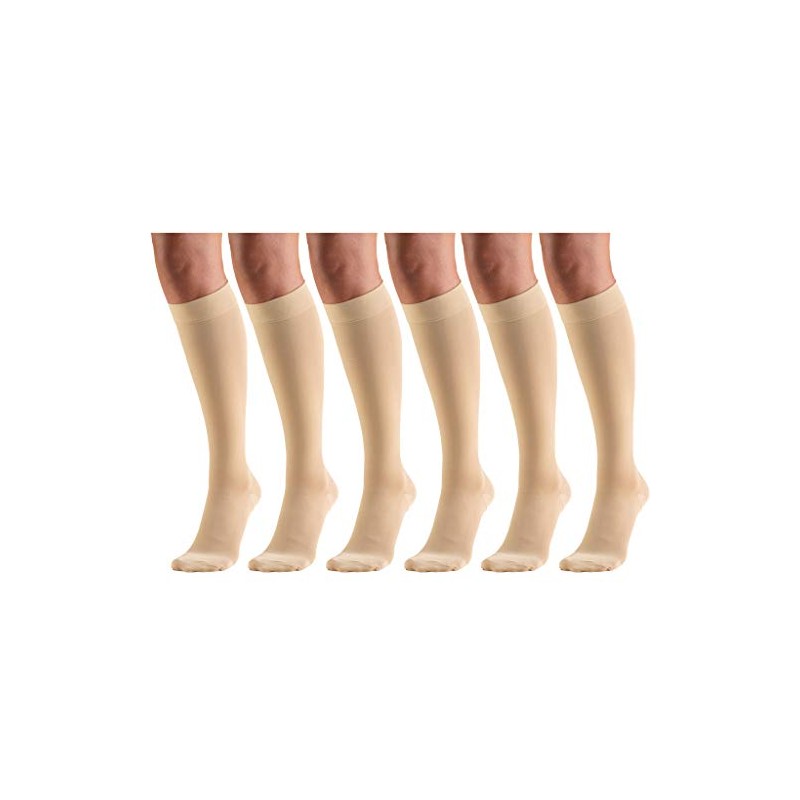 Short Length 20-30 mmHg Compression Stockings for Men and Women,
