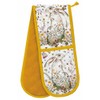 Double Oven Gloves - Organic Cotton - Floral Design -
