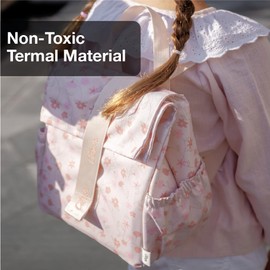 Citron Rollup Girls and Boys Lunch Bag, Spaceship – Keep Meals Fresh with Insulated Roll-Up Design – Convertible, Easy‑Clean Interior, & Waterproof Rain Cover – All-Around Girls and Boys Lunch Box