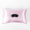 Bedding 4 Homes 2 Pieces Satin Pillowcases with Sleep Mask