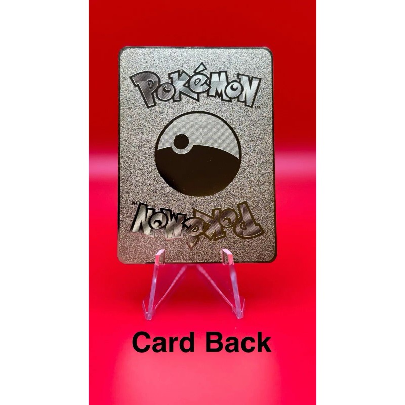 Mario Pikachu 294 Gold Metal Japanese Pokémon Card Art Collectible/Gi