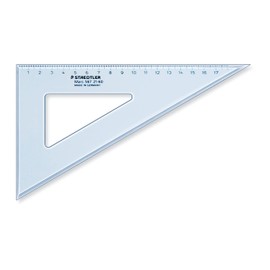 Staedtler Mars 567 21-60 Set Square 20 cm 60/30 Degree - Blue