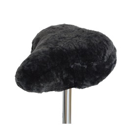 Leibersperger Bicycle Saddle Cover / Touring / Premium Complete Lambskin Size XL (Slate)