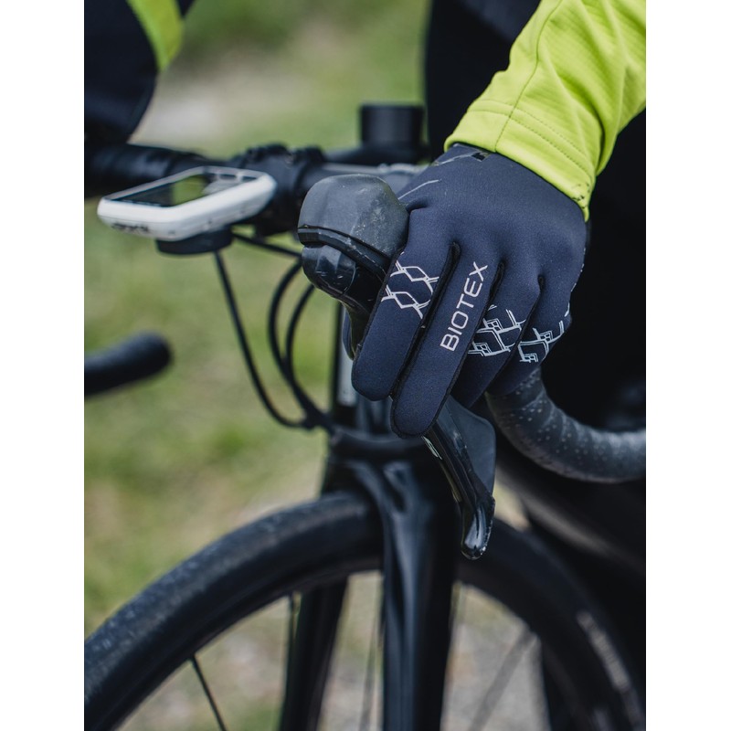 BIOTEX Cycling Gloves Neoprene Long Fingers Touch Screen Cold Protection