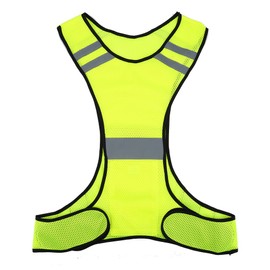 VGEBY Chaleco de Seguridad, Ajustable Ultraligero Cómodo Chaleco Reflectante para Correr de Alta Visibilidad para Correr, Ciclismo, Trotar, Caminar, Motocicleta(12- Lima) Chaleco Reflejante Bicicleta