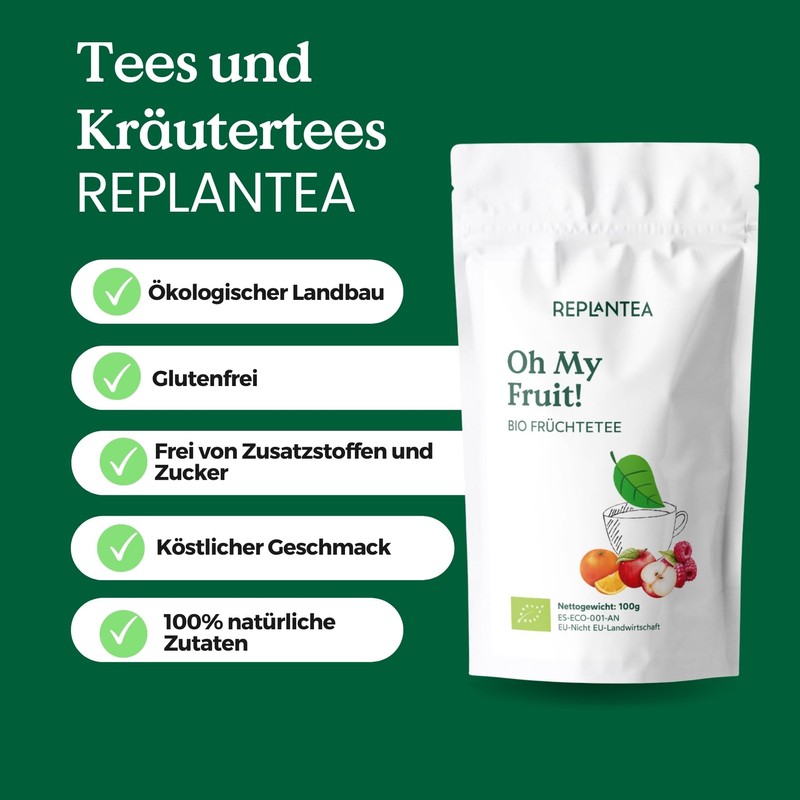 Organic Fruit Tea Oh My Fruit 100 g (50 Cups)