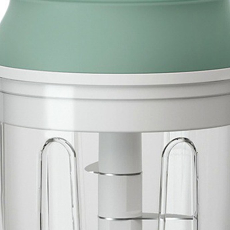 Electric Garlic Chopper USB Charging Cordless 3 Blades Garlic Masher