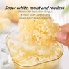 Premium Dried Snow Fungus (Tremella) - Whole, White Fungus, Vegan,