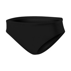 TYR Women's Solid Mid Rise Bottom Swimwear, 001 Black, Size 8