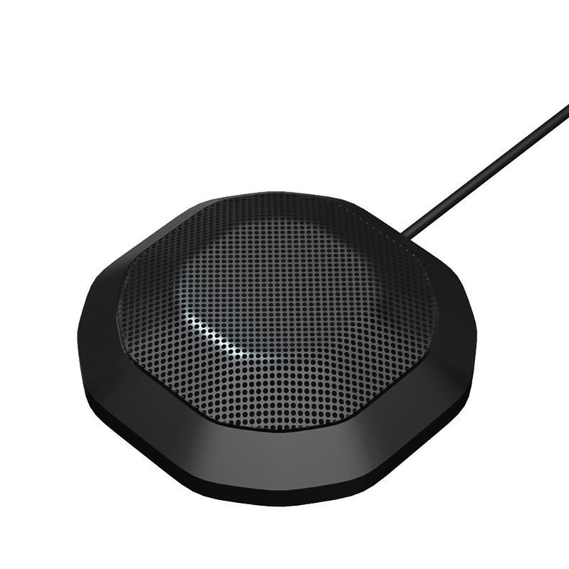 Plmvhpb Conference Microphone with 3.5 mm Jack Plug, 360° Omnidirectional