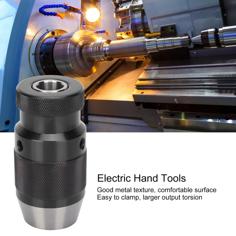 Drill Chuck Keyless SelfLocking with Sleeve Lathes Electric Hand Tools