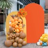 Chiara 4 FT Arch Cover - Stretchy Orange Spandex Wedding