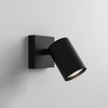 Astro Ascoli Single Indoor Spotlight (Matt Black), GU10 Lamp, Designed