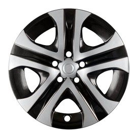 Hubcaps.com - Premium Quality 17" Silver & Black Hubcaps fits 2013 2014 2015 2016 2017 and 2018 Toyota Rav4, Heavy Duty Construction (Set of 4) 61179AMS-4