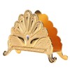 Napkin Holder Classical Metal Peacock Embossed European Style Table Tissue