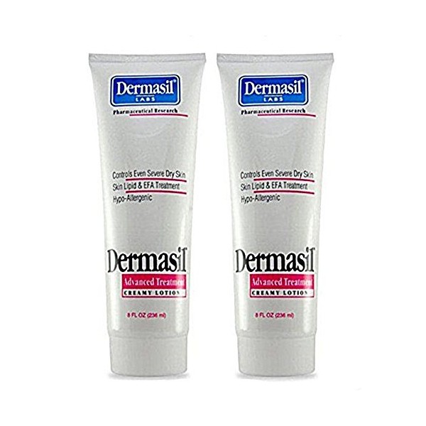 Dermasil Advanced Treatment Creamy Lotion, 2 Bottles, 8 oz.