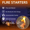 E500 E500 Fire Starter - Natural Fire Starters for Fireplace,