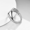 Rise From Ashes Phoenix Signet Ring for Women, Stainless Steel