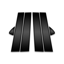 Upgrade Your Auto 6pc Carbon Fiber Pillar Post Covers for Dodge Durango 2011-2023