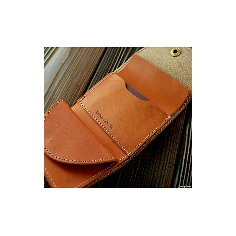 Baggy Port LKAZ-285 Tri-Fold Wallet, Cowhide Tochigi Leather, Mini Wallet,