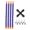 Soldering Helping Hands 4 Flexible Arms Aluminum Alloy Base Third