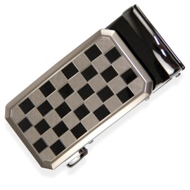 Glamexx24 Men's Belt, Automatic Business Leather Belt, Men's Clothing Belt, Ratchet Suit, Leather Belt, Denim Belt for Men, Buckle Model 29 + Black